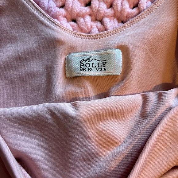 Elegant Oh PollyPink Long Sleeve Dress - Picture 3 of 3